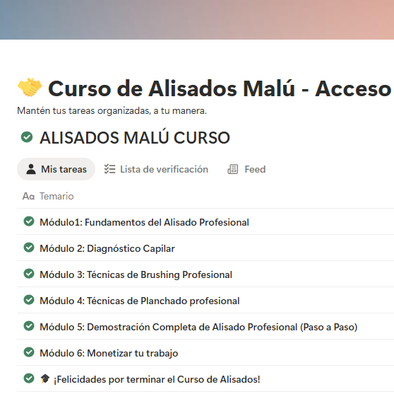 🎓 Curso Online: Alisado Profesional